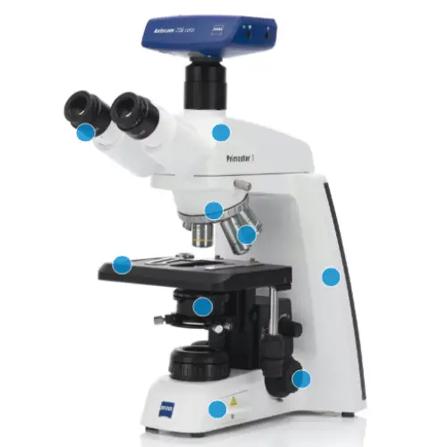 ZEISS Primo Star 3 C BOLITAS ZEISS Primo Star 3, Funciones de microscopio primo star 3, Descripciones de primo star 3, Microscopios en Guadalajara